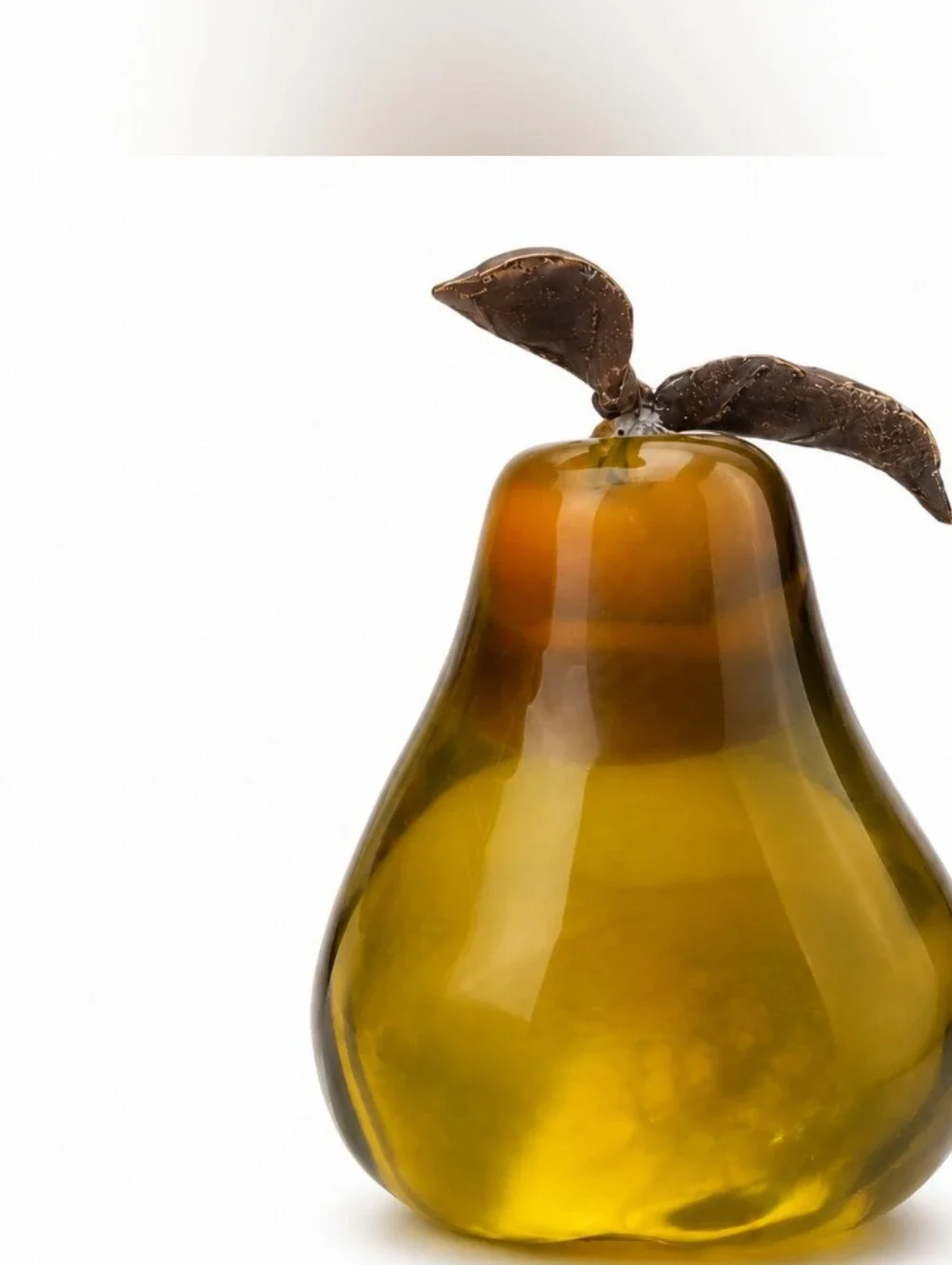 Vintage Lucite Acrylic Fruit Decor Grapes & Pear Set Retro Mid-Century Style